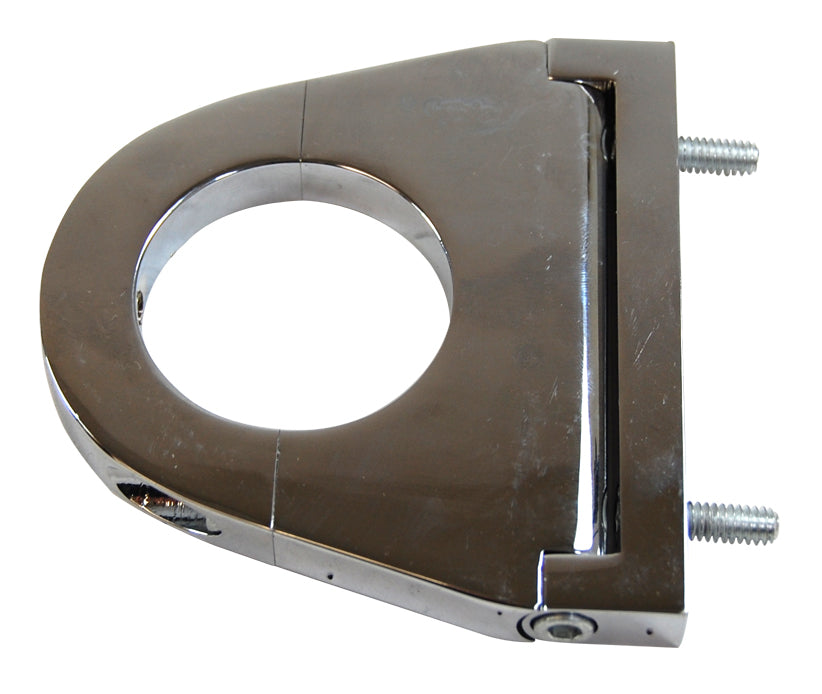 Collier de colonne de direction en aluminium chromé 2 x 2 1/2 po