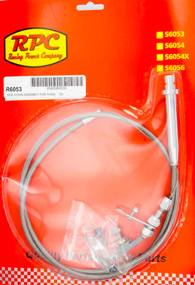 Ensemble de tringlerie de rétrogradage en acier inoxydable TH350