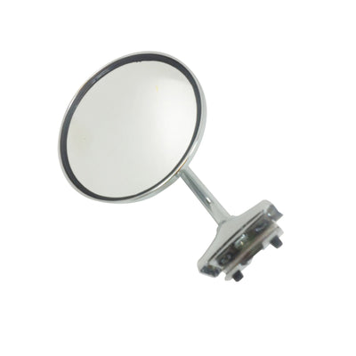 Miroir rond en acier inoxydable de 4,5 po