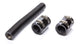 Kit de tuyau de radiateur en acier inoxydable noir de 36 po