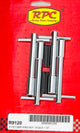Écrous à oreilles chromés de 4-1/4 po 1-1/4 po-20, paquet de 4