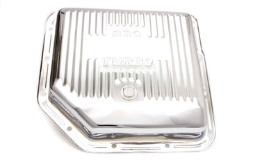 Carter d'huile de transmission TH350 à ailettes en acier chromé