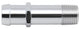 Raccord de pompe à eau en acier 1/2" NTP vers 3/4" Barb