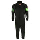 Black Suit Single Layer Kids Large Green Trim
