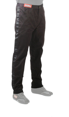 Pantalon Noir Enfant Couche Simple Grande Garniture Noire