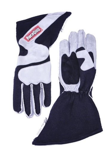 Gants Coutures Extérieures Noir/Gris Large SFI-5