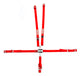 Ensemble harnais 5 points Jr LL rouge