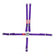 Ensemble harnais 5 points Jr LL violet