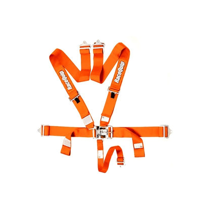 Harnais 5 points L&L Orange SFI