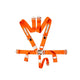 Harnais 5 points L&L Orange SFI