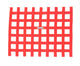 Ribbon Window Net Red Non-SFI