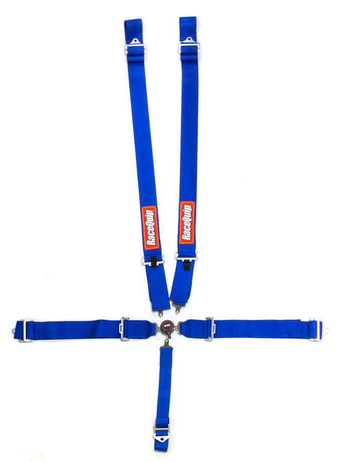 Harnais 5 points à boucle rotative SFI Sportsman Bleu
