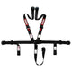 Harnais 5 points L&L 2" P/U Sangle Noire SFI 16.1