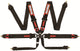 Harnais 6 points Camlock Noir FIA