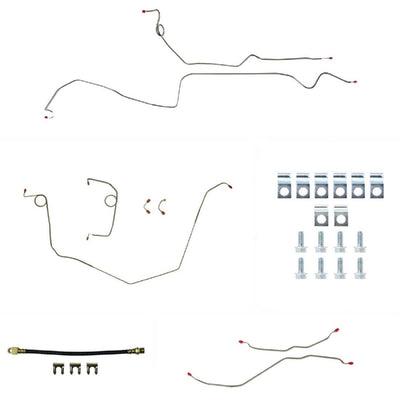 Kit complet de conduites de frein en acier inoxydable pour Camaro 69
