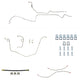 Kit complet de conduites de frein en acier inoxydable pour Camaro 69