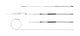 68-72 Chevelle Brake Cable Set w/Hardware