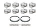 Jeu de pistons bombés GM LS 4.030 alésage -10cc