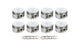 Ford 4.6L/5.4L 2V Piston Set 3.572 Bore  0cc