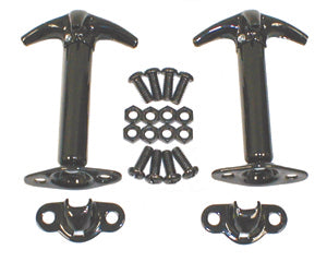 Kit loquet de capot noir 4 1-95 Jeep CJ/Wrangler YJ