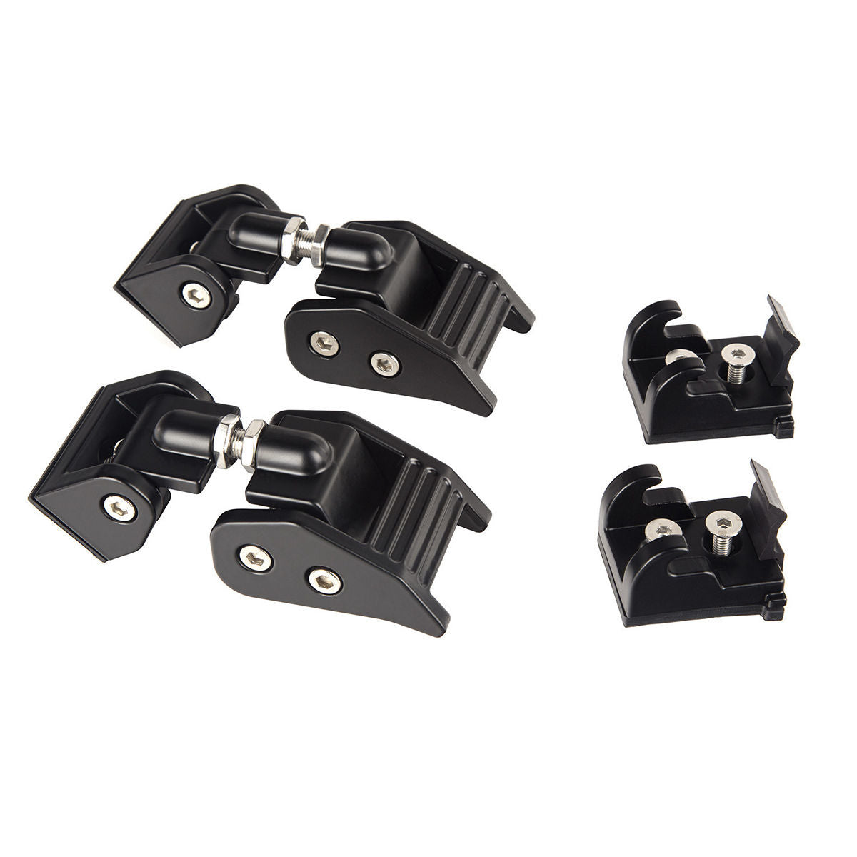 Loquets de capot noirs Jeep Wrangler JK 07-18