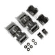 Loquets de capot noirs 18- Jeep Wrangler JL