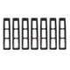 Grille Inserts Black 97- 06 Jeep Wrangler TJ