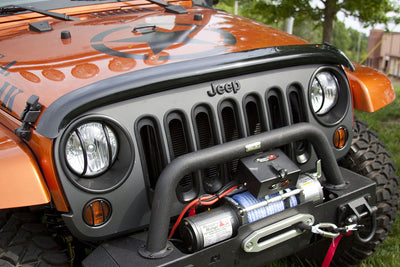 Déflecteur de capot fumé 07-18 Jeep Wran