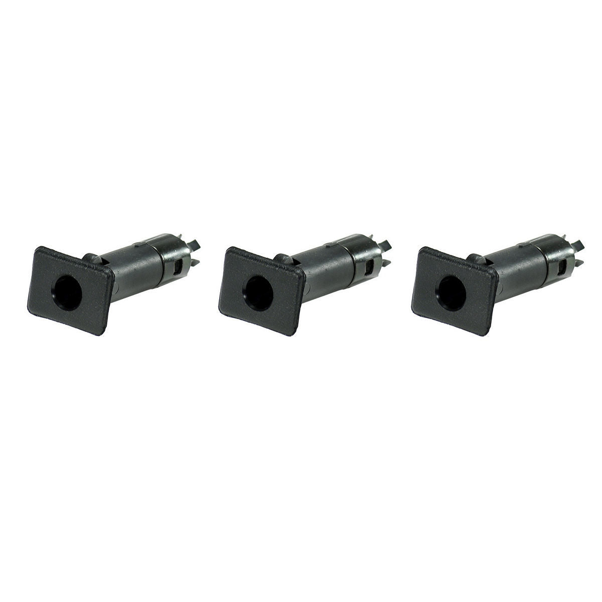Jeu d'inserts de demi-portes noirs pour Jeep Wrangler 87-06