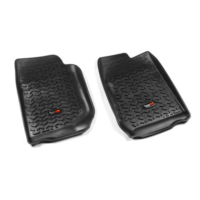 Tapis de sol avant noirs Jeep Wrangler 07-13