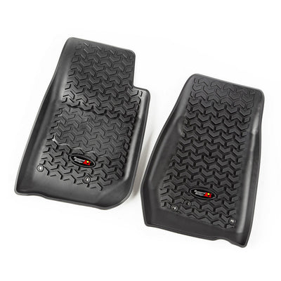 Tapis de sol avant noirs Jeep Wrangler 14-18