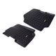 Tapis de sol avant noirs Jeep CJ5/CJ7/C 76-95