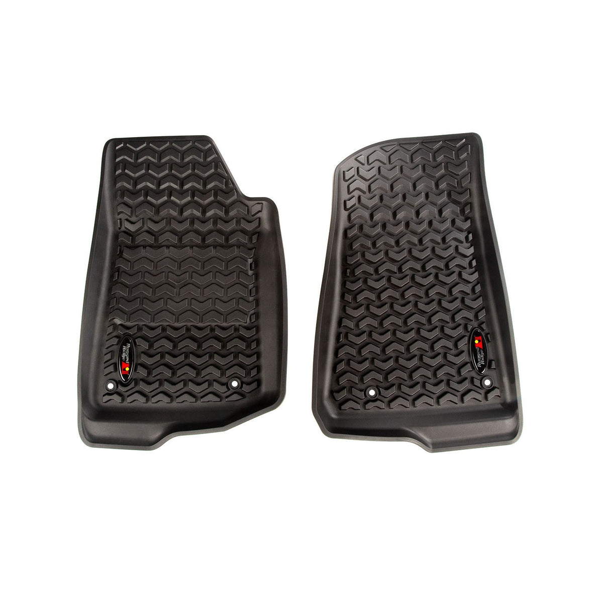 Tapis de sol avant noirs Jeep Wrangler JL 18-