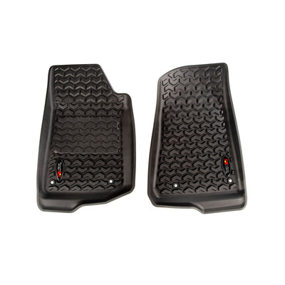 Tapis de sol avant noirs Jeep Wrangler JL 18-