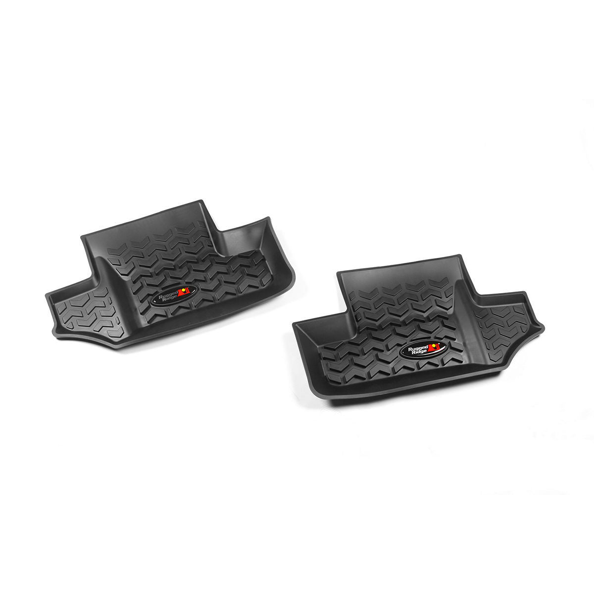 Tapis de sol arrière noirs 07-18 Jeep Wrangler