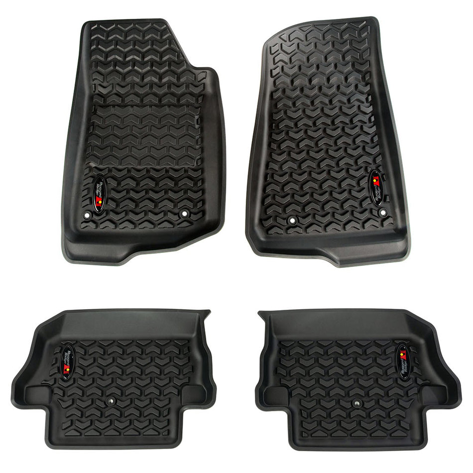 Tapis de sol avant et arrière Jeep Wrangler JL 18-