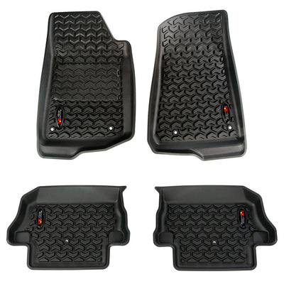 Tapis de sol avant et arrière Jeep Wrangler JL 18-