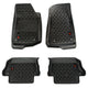 Tapis de sol avant et arrière Jeep Wrangler JL 18-