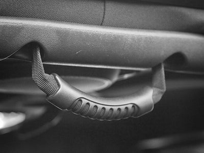 Poignées de maintien arrière noires pour Jeep Wrangler 07-18