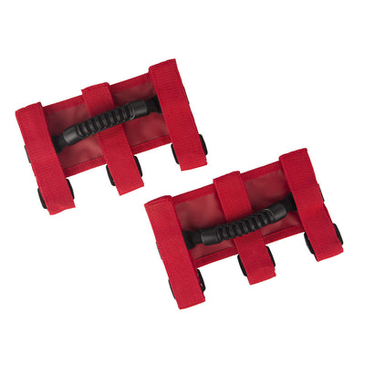 Poignées de maintien Ultimate rouges pour Jeep CJ/Wrangler 55-18