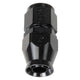 8AN Str Pro Hose End PTFE Black