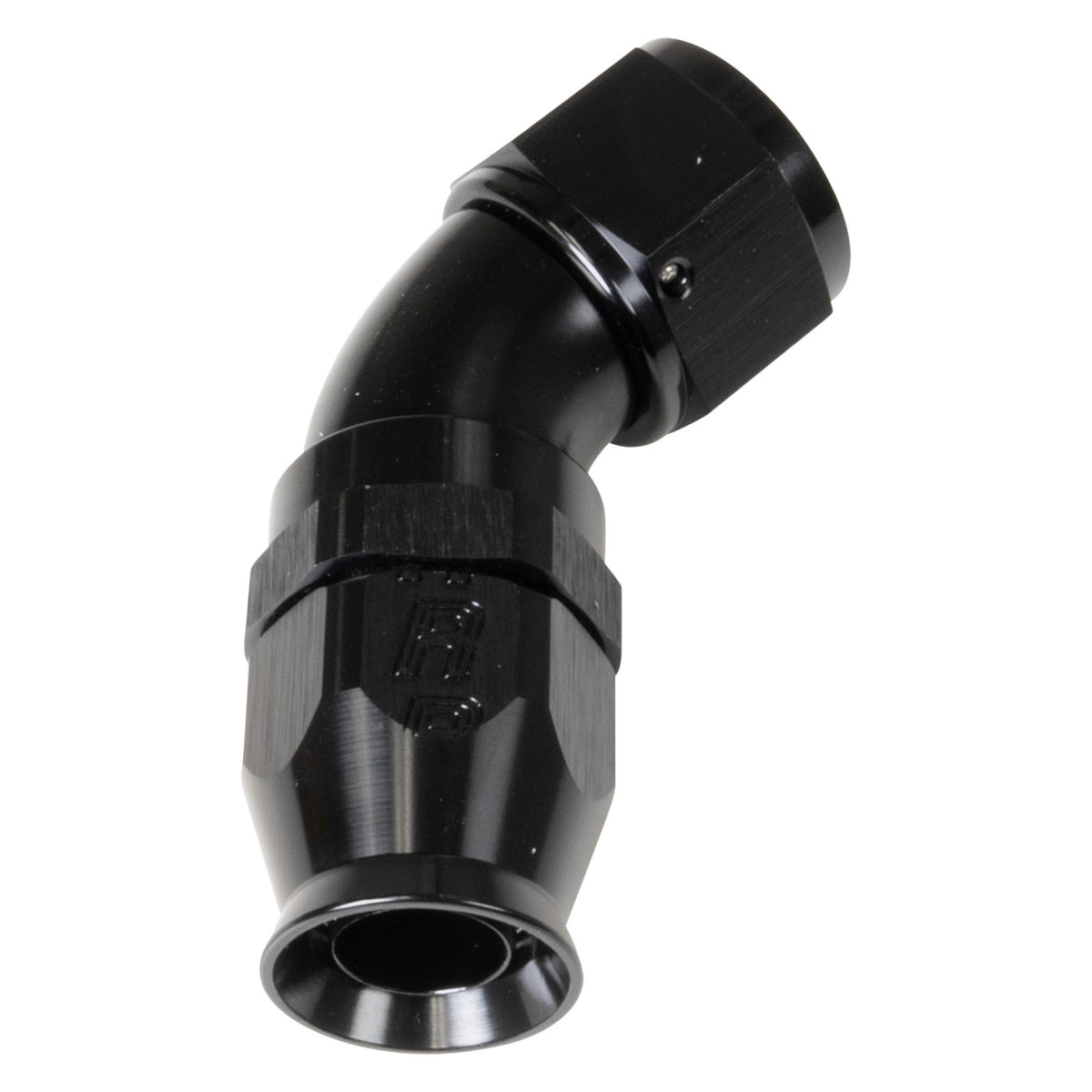 Raccord de durite PTFE noir 8AN à 45 degrés Pro