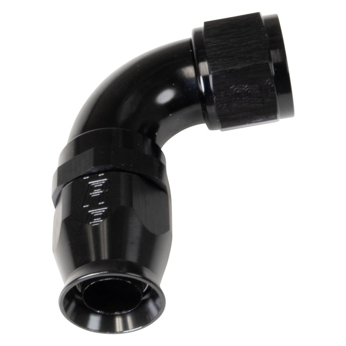 12AN 90Deg Pro Hose End PTFE Black