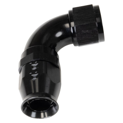 Raccord 12AN 90 degrés PTFE Noir