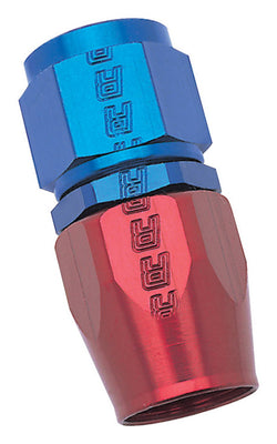 Raccord de durite 20AN Droit Bleu/Rouge