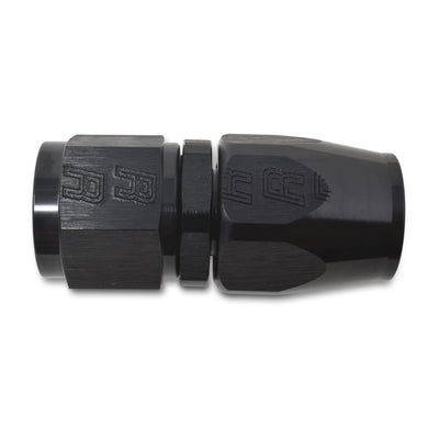 Raccord de tuyau droit 20AN noir