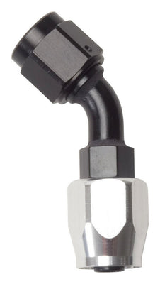 #6 Raccord de tuyau 45 degrés Noir/Argent