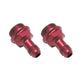 Raccord de carburateur externe 6AN x 7/8-20 rouge