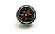 Manomètre de pression de carburant 0-100 PSI Fond noir/Boîtier chrome