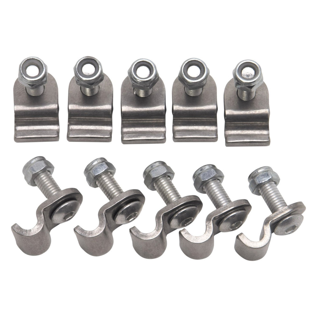 Colliers de serrage en acier inoxydable pour conduite de frein de 3/16 po - paquet de 12